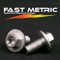 KTM, Husqvarna and Gas Gas style flange bolt M6 x 12 mm. Replaces 0024060136 and 0023060123