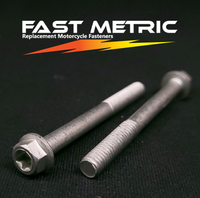 KTM, Husqvarna and Gas Gas M6X55 flange bolt. 8mm hex with TORX head. Replaces 0025060556