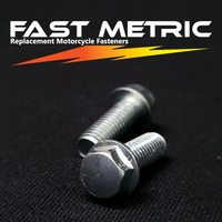 M6x16 flange bolt for metric motorcycles.