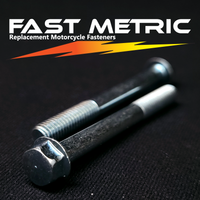 M6x55 flange bolt for metric motorcycles.