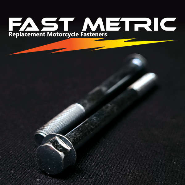M6x70 flange bolt for metric motorcycles.