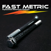 M6x80 flange bolt for metric motorcycles.