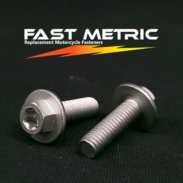 KTM, Husqvarna and Gas Gas style flange bolt are M6 x 20mm long. Replaces 0024060206