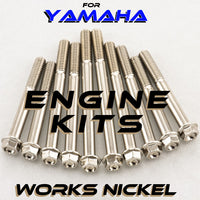 WORKS NICKEL ENGINE BOLT KIT FOR YAMAHA 4-STROKE WR MODELS