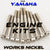WORKS NICKEL ENGINE BOLT KIT FOR YAMAHA 2-STROKE FULL SIZE BIKES