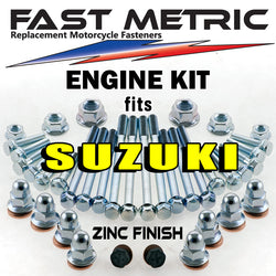 FACTORY STYLE ENGINE BOLT KIT FOR SUZUKI 2-STROKE FULL SIZE BIKES