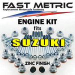 FACTORY STYLE ENGINE BOLT KIT FOR SUZUKI 4-STROKE FULL SIZE BIKES